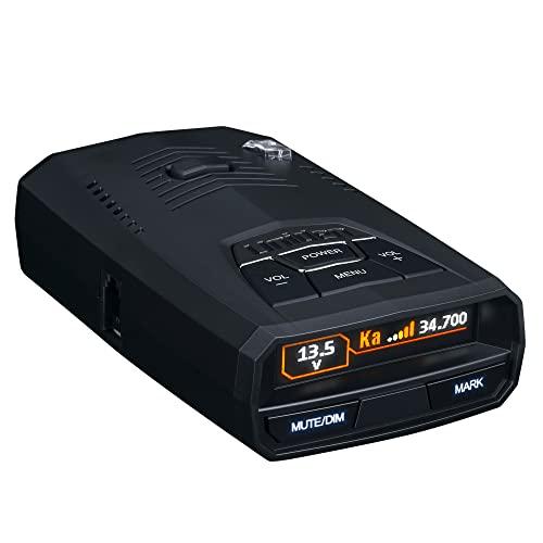 Uniden UNIDEN R4 Extreme Long-Range Laser/Radar Detector, Record Shattering Performance, Built-in GPS w/AUTO Mute Memory, Voice Alerts, Red Light & Speed Camera Alerts, Multi-Color OLED Display