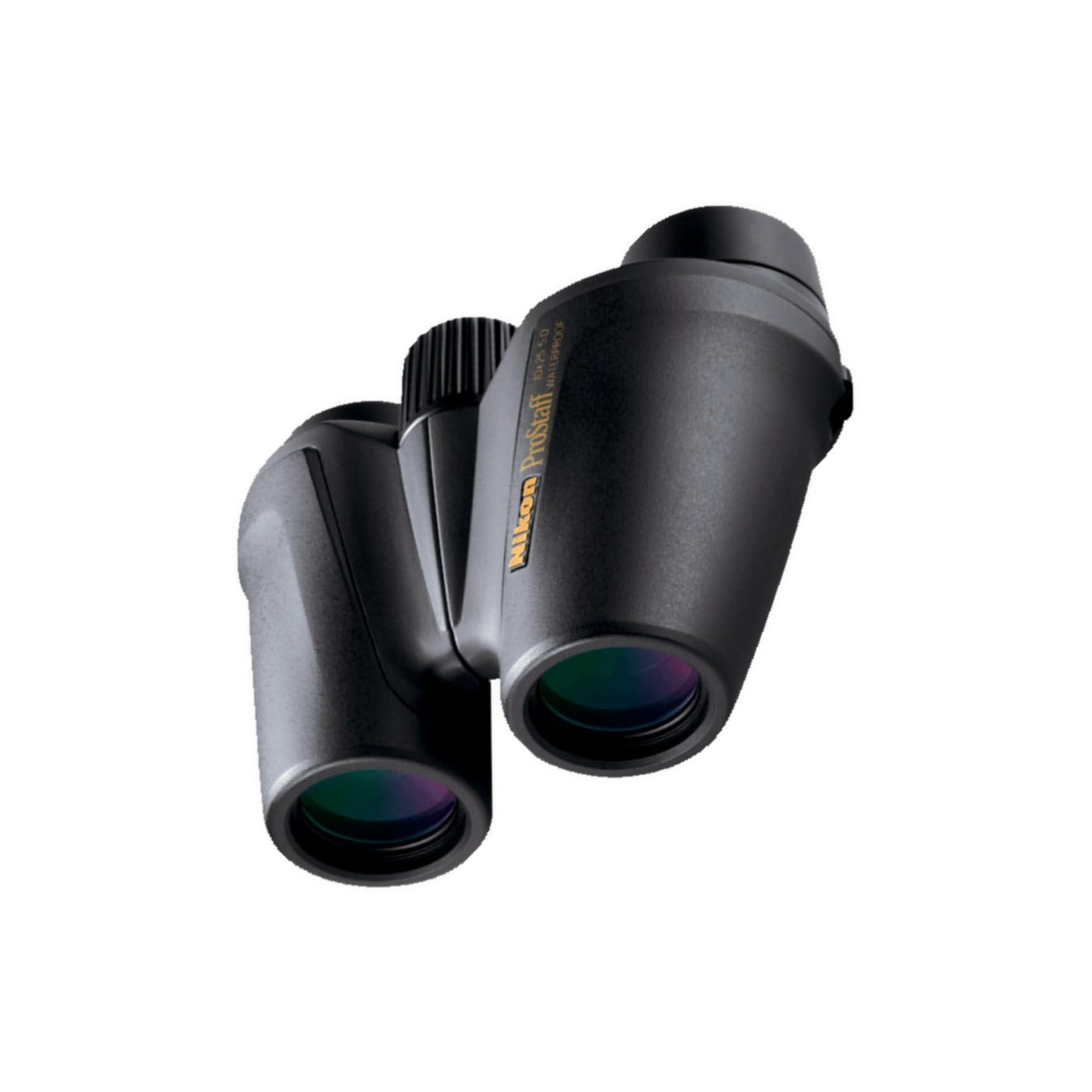 Nikon Nikon PROSTAFF 10X25 Compact Binocular ATB (All-Terrain Binocular) | Waterproof, Fogproof, Long Eye Relief, Rubber Armored Coating, Mutlilayer-coated lenses | Official Nikon USA Model