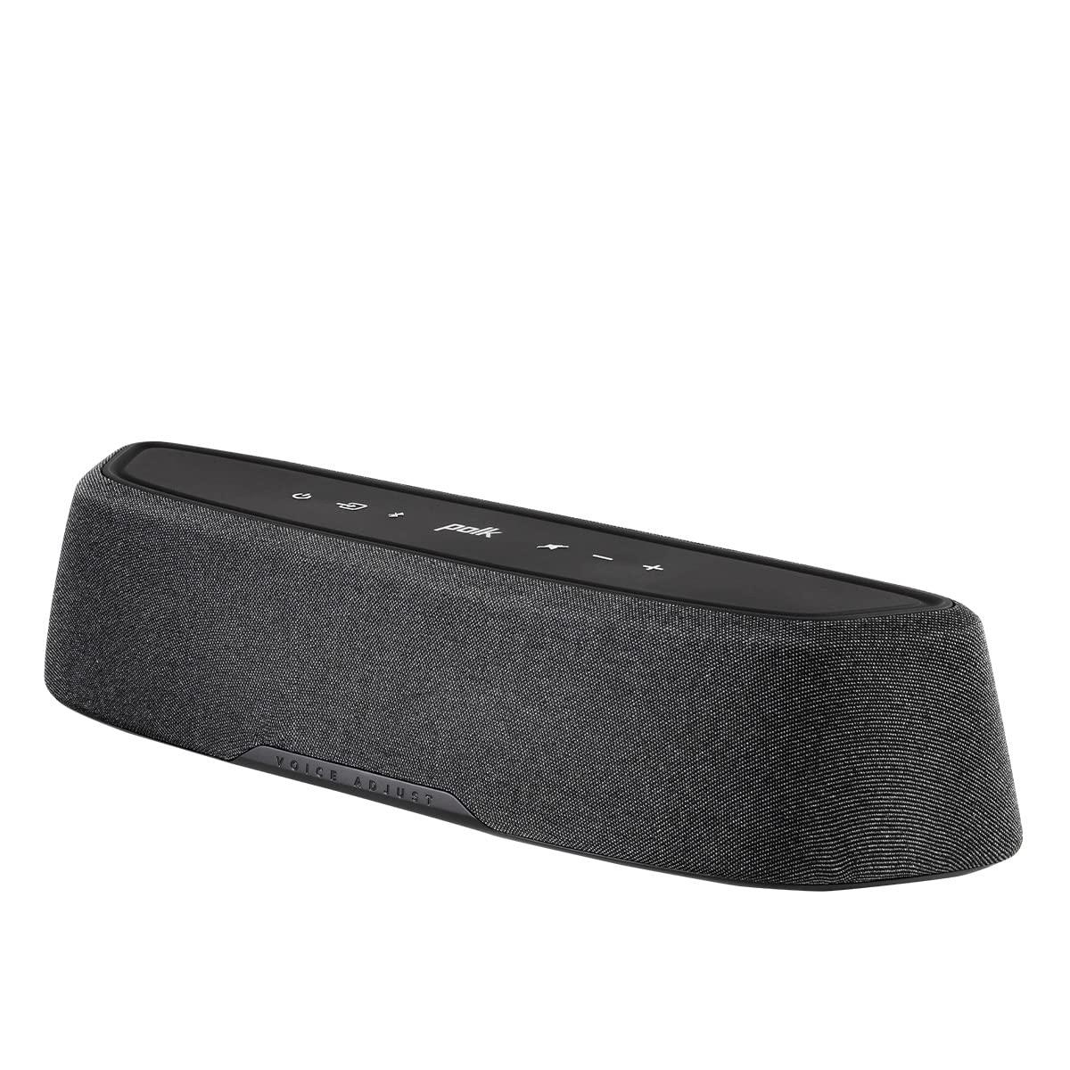 Polk Audio Polk MagniFi Mini AX Sound Bar with Wireless Subwoofer, Dolby Atmos and DTS:X Certified, Polk's Patented VoiceAdjust & SDA Technologies, Ultra-Compact Design, Easy Setup, Black