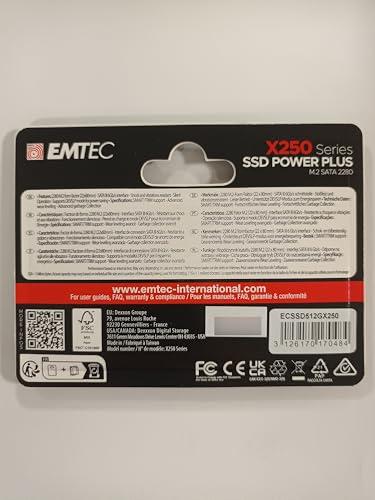 Emtec Emtec X250 Power Plus M.2 SATA SSD (512GB)