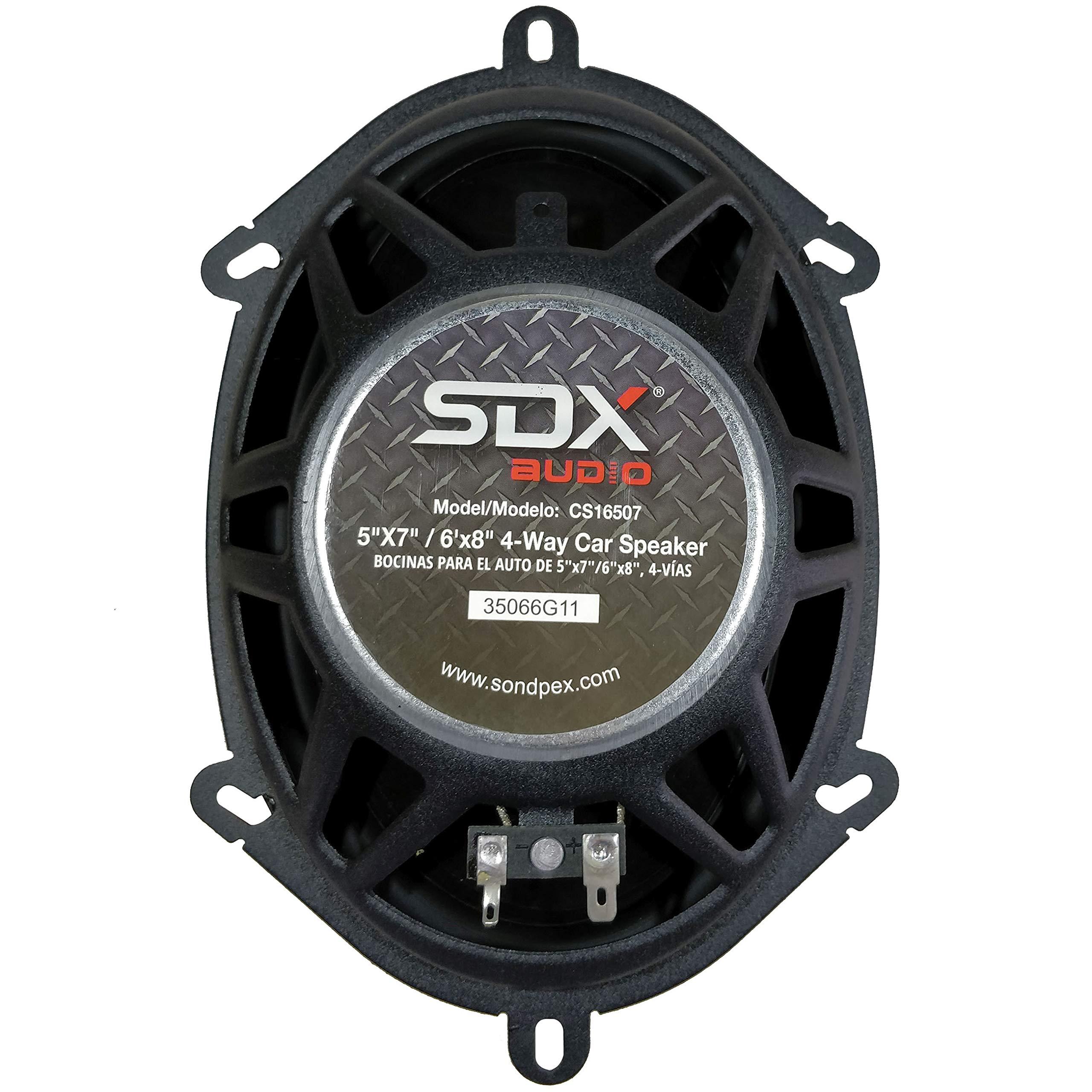 SONDPEX 5"X7" / 6'x8 4-Way Car Speaker