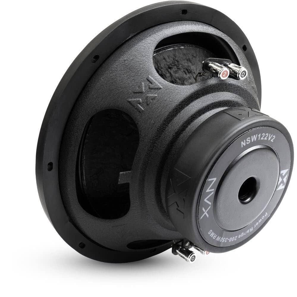 NVX NVX NSW122v2 350W N-Series V2 12\" Dual 2-Ohm Car Subwoofer