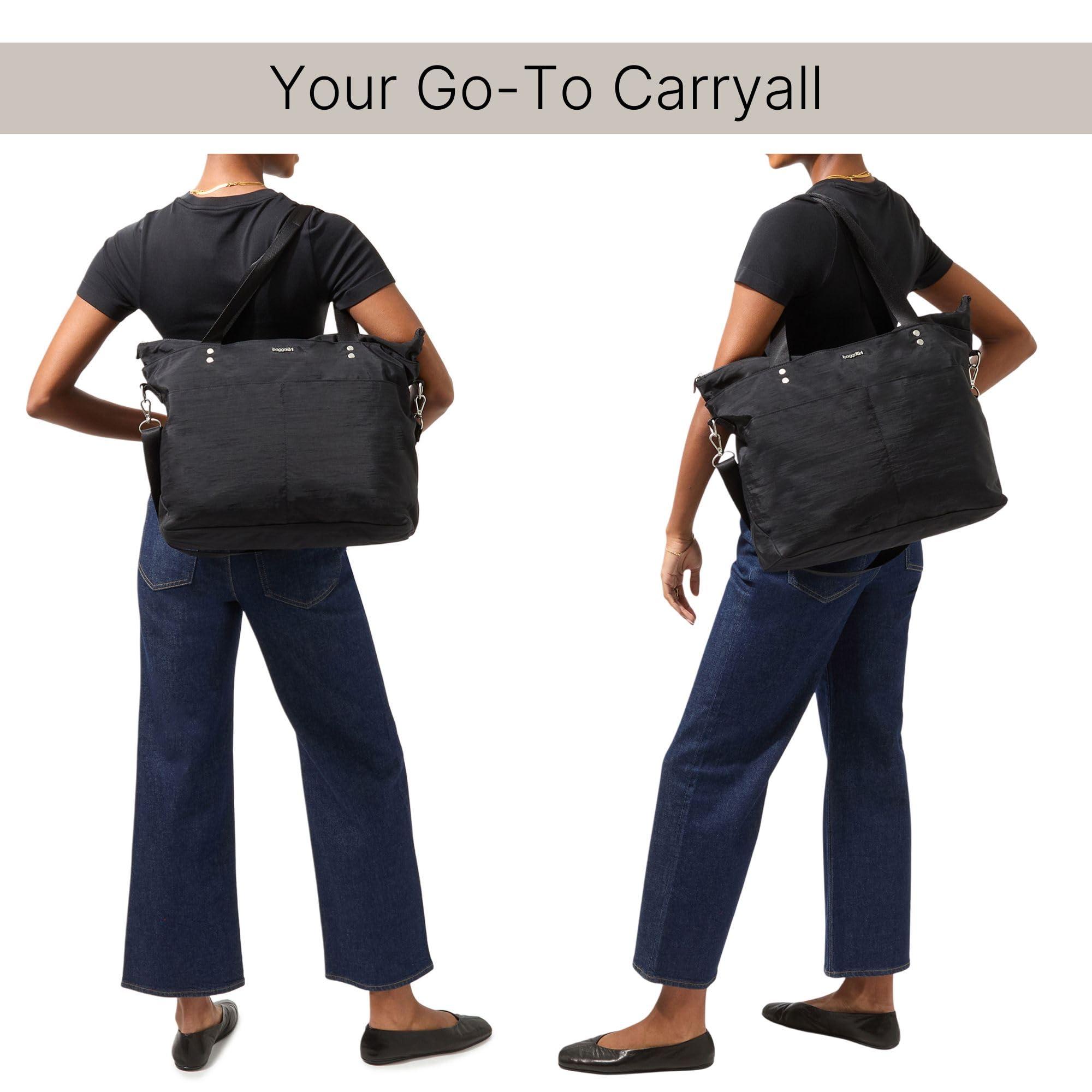 Baggallini Baggallini Carryall Laptop Tote - Medium 12x19 Inch Travel Crossbody Shoulder Bag