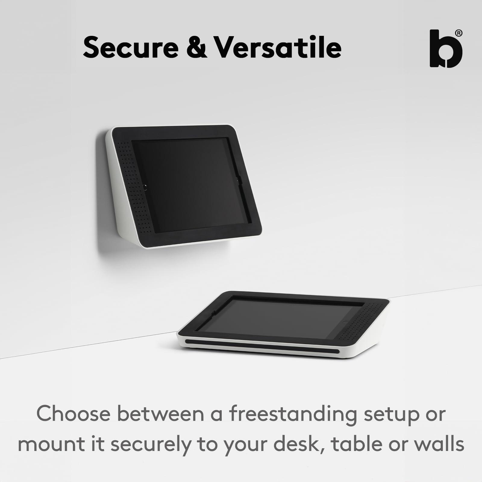 Bouncepad Bouncepad Link iPad POS Stand | iPad Stand for Business | iPad Kiosk Stand for Meeting Room Management | iPad Table Mount Tablet Kiosk | iPad Register Stand | iPad 10th Gen 10.9 | Black