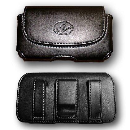 NEM Premium Horizontal Leather Pouch Case with Belt Clip for Samsung Convoy 2 II Two SCH-U660