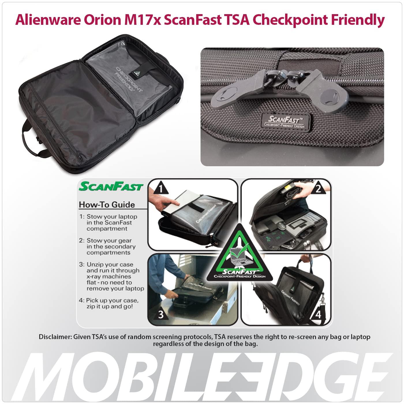 Mobile Edge Mobile Edge Orion 2.0 Messenger Bag, Specifically Designed for Alienware Gaming Laptops 17\" - Checkpoint Friendly, ME-AWMC2.0