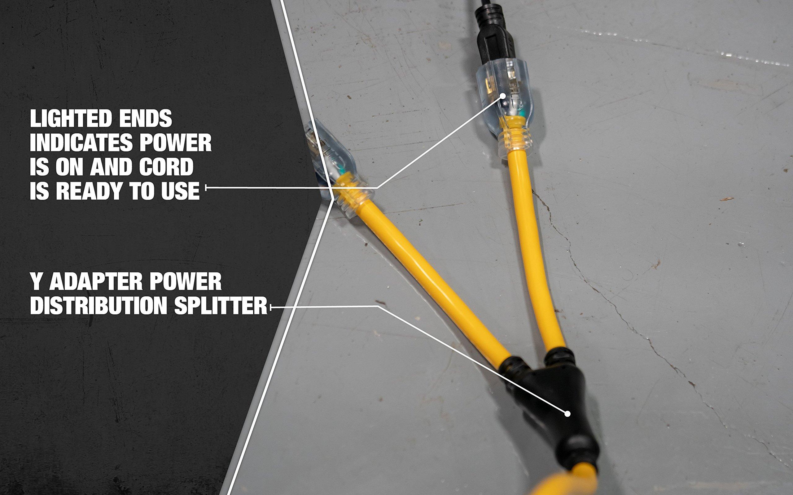 Coleman Cable Coleman Cable 19248802 01924 Ext Cord, One Size, Yellow