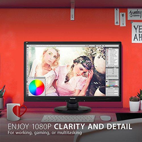 ViewSonic ViewSonic VA2246M-LED 22 Inch Full HD 1080p LED Monitor with DVI and VGA Inputs,Black