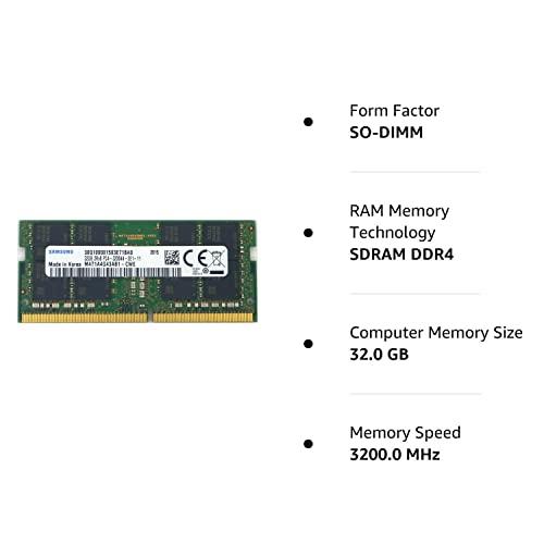 SpotMarket 32GB DDR4 3200MHz PC4-25600 1.2V 2Rx8 260-Pin SODIMM Laptop RAM Memory Module M471A4G43AB1-CWE