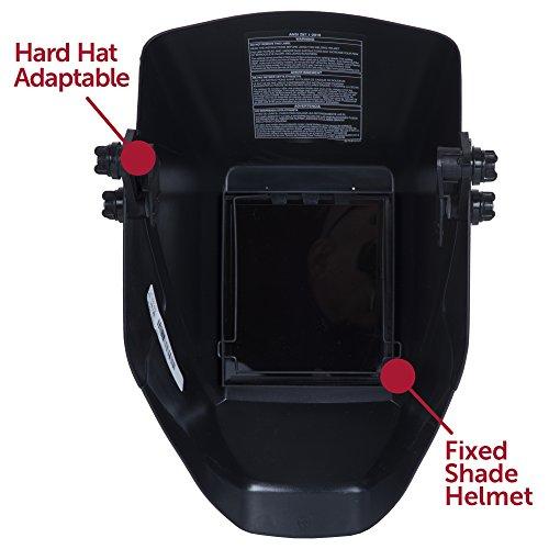 Jackson Safety Jackson Safety HSL-100 Passive Welding Helmet, Shade 10, Black, Universal Size (Case of 4), 14978