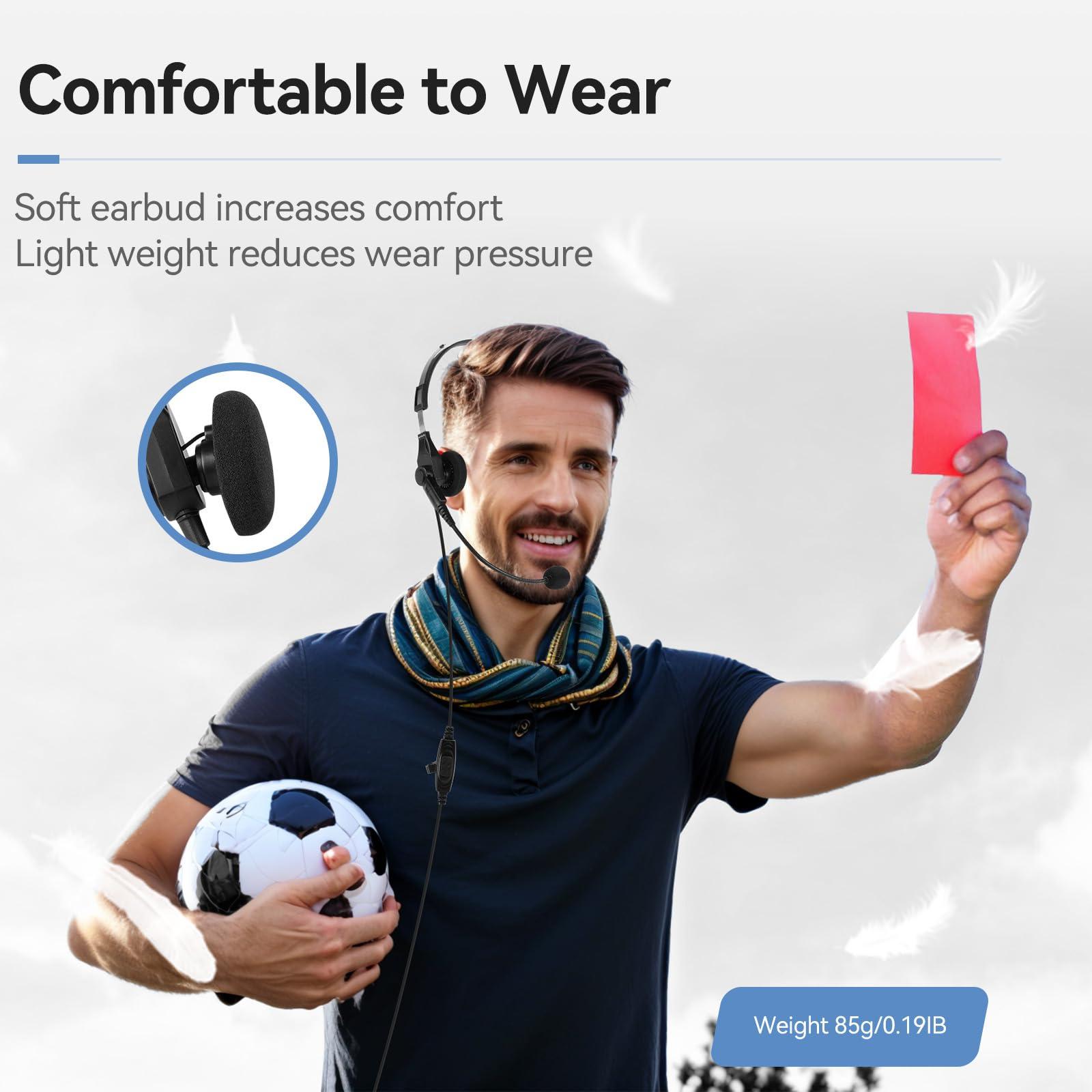 Retevis Retevis RT29 Military Walkie Talkie(2 Pack) with Overhead Headset(2 Pack), Long Range 2 Way Radio with Earpiece, 700,000 sq. ft/50 Floor Range, Dust Protected and Splashproof, Heavy Duty Two Way Radio