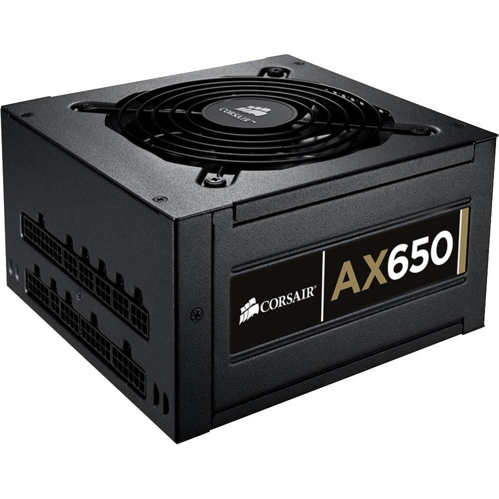 Corsair Corsair Professional Series Gold High Performance AX650 80 Plus Gold Certified 650-Watt Power Supply - CP-9020006-NA