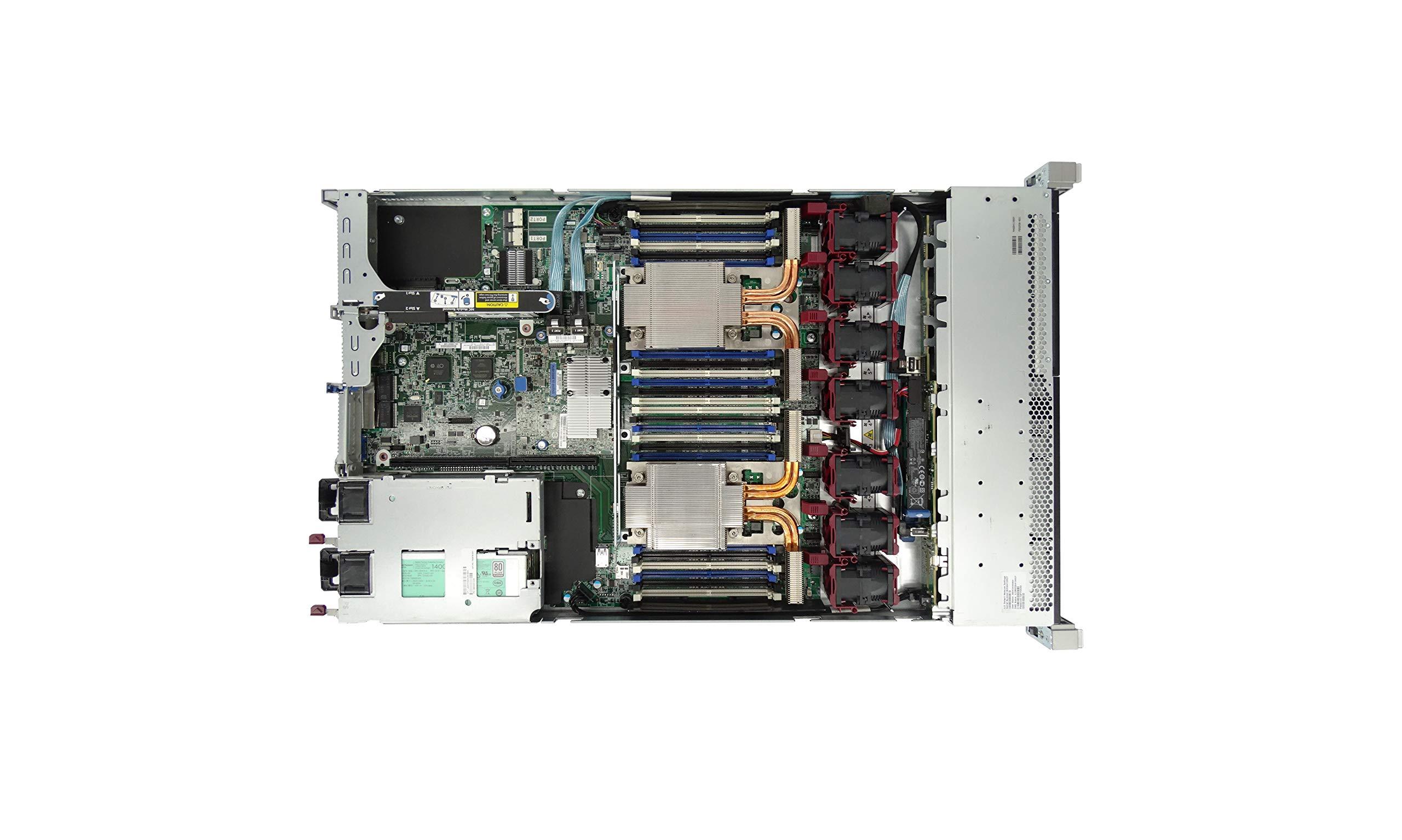 HP Premium HP ProLiant DL360 G9 Gen 9 8 Bay SFF 1U Server, 2X Xeon E5-2697 V3 2.6GHz 14 Core, 96GB DDR4 RAM, P440ar, 8X 146GB 15K SAS 2.5 Drives, 2X 800W PSUs, Rails (Renewed)