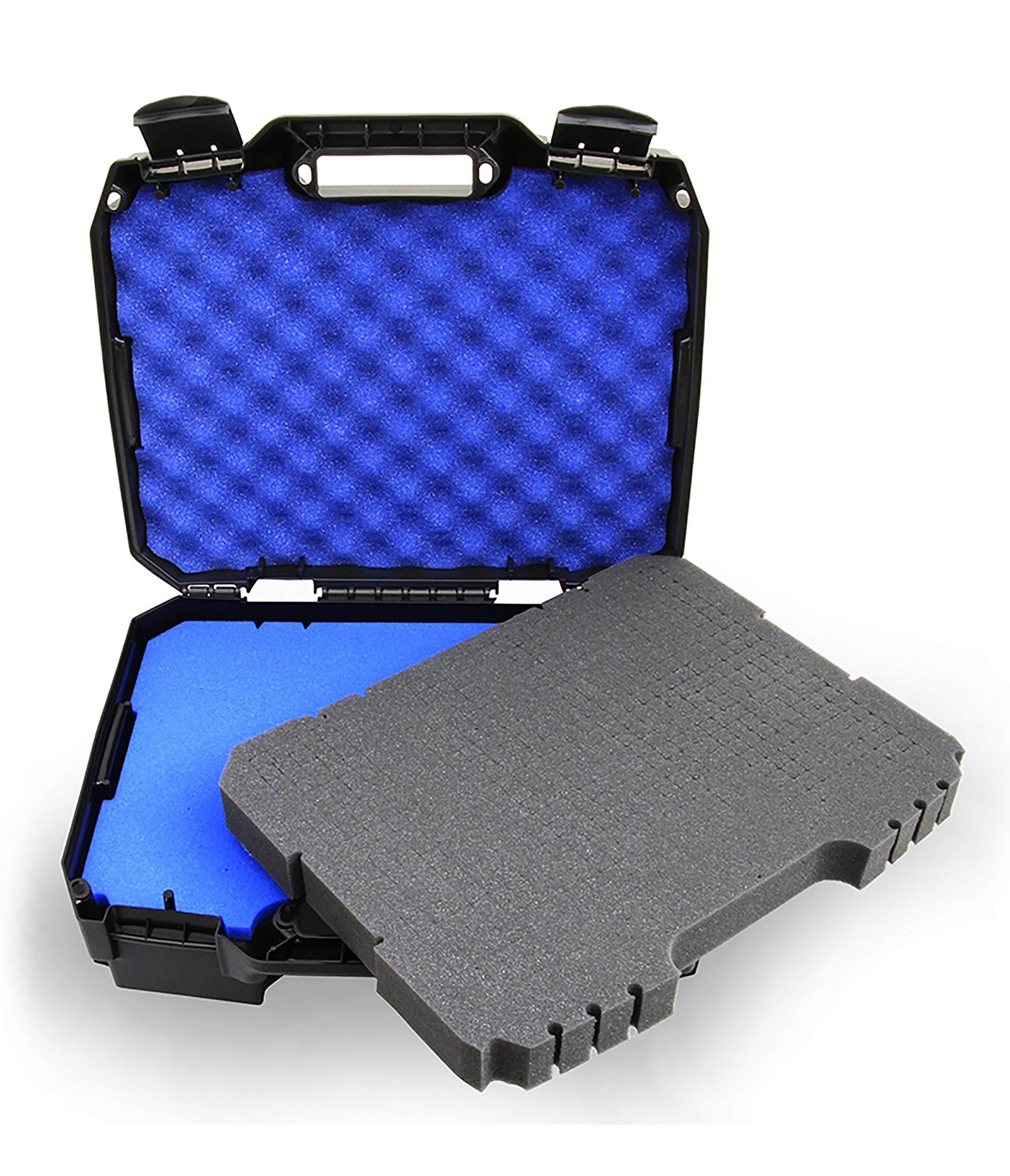 CASEMATIX CASEMATIX Customizable 2 Way Radio Case Fits Walkie Talkies and CB Radios Compatible with Arcshell, Baofeng, Midland, Motorola Talkabout, Retevis and Uniden and More