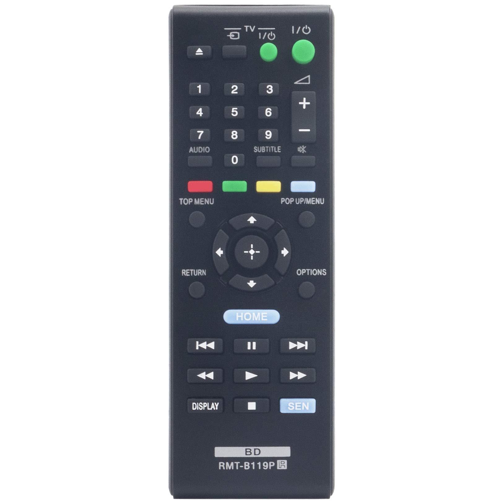 WINFLIKE RMT-B119P Replacement Remote Control fit for Sony Blu-ray Disc BDP-S470 BDP-S570 BDP-BX57 Bdp-bx57