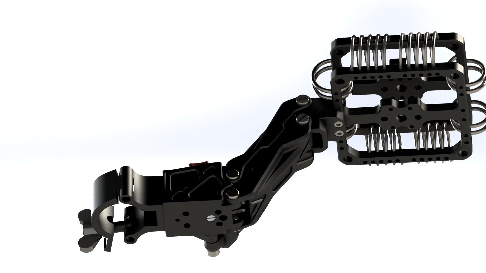 HONTOO HONGTOO 5KG Load Camera Vibration Damper Video Gimbal Stabilizer Shock Absorbing Arm w/single Hydraulic Damper for DJI RONIN series Car Mount Dampener HONTOO