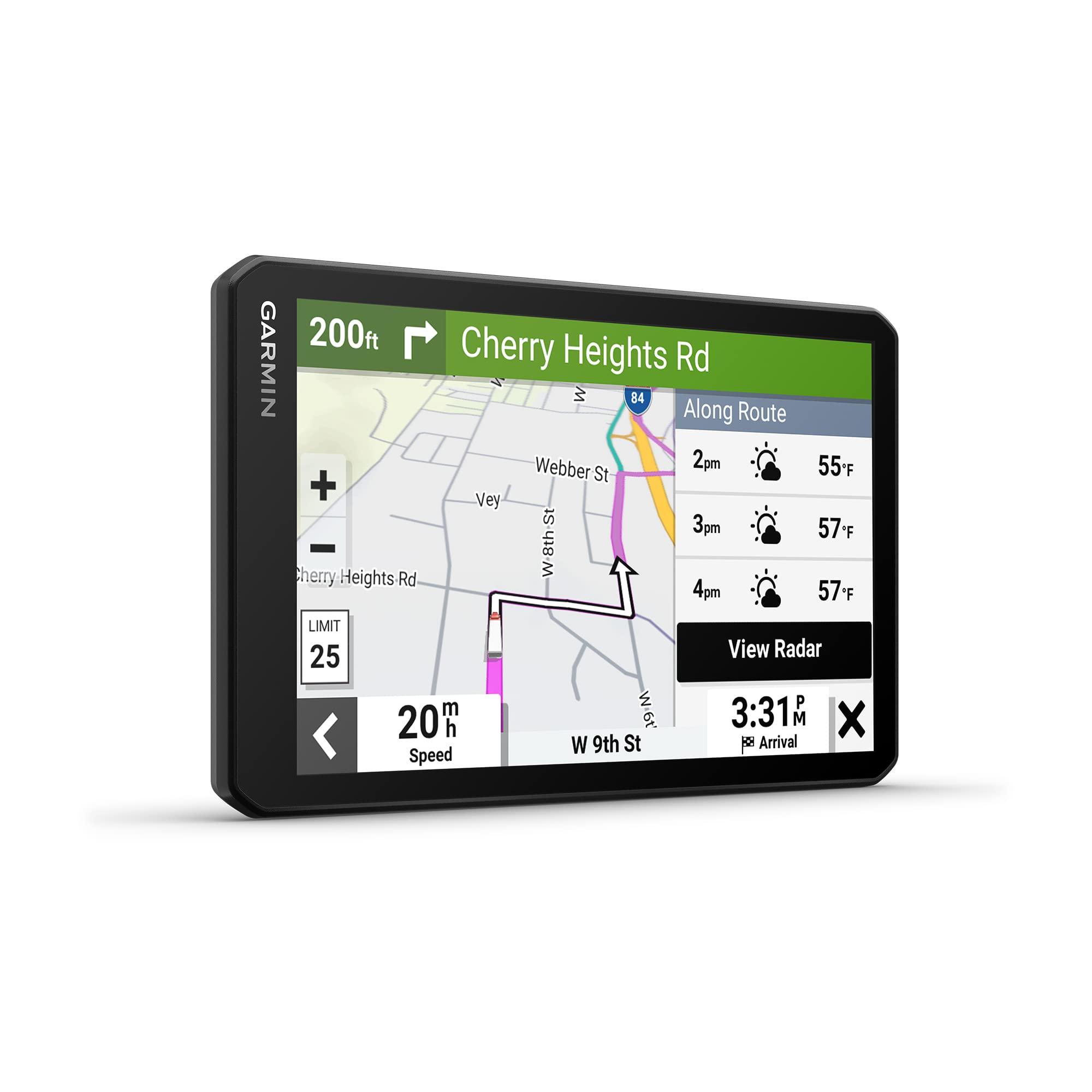 Garmin Garmin dezl OTR710, Large, Easy-to-Read 7 GPS Truck Navigator, Custom Truck Routing, High-Resolution Birdseye Satellite Imagery, Directory of Truck & Trailer Services (Renewed)