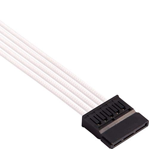 Corsair CORSAIR Premium Individually Sleeved PSU Cables Pro Kit for Corsair PSUs White, 2 Year Warranty