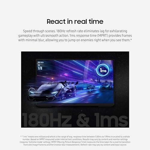 SAMSUNG SAMSUNG 32-Inch Odyssey G3 (G30D) Series FHD Gaming Monitor, 1ms, 180Hz, AMD FreeSync, Adjustable Stand, Black Equalizer, Virtual Aim Point, Eye Saver Mode, Flicker-Free, LS32DG302ENXZA, 2024