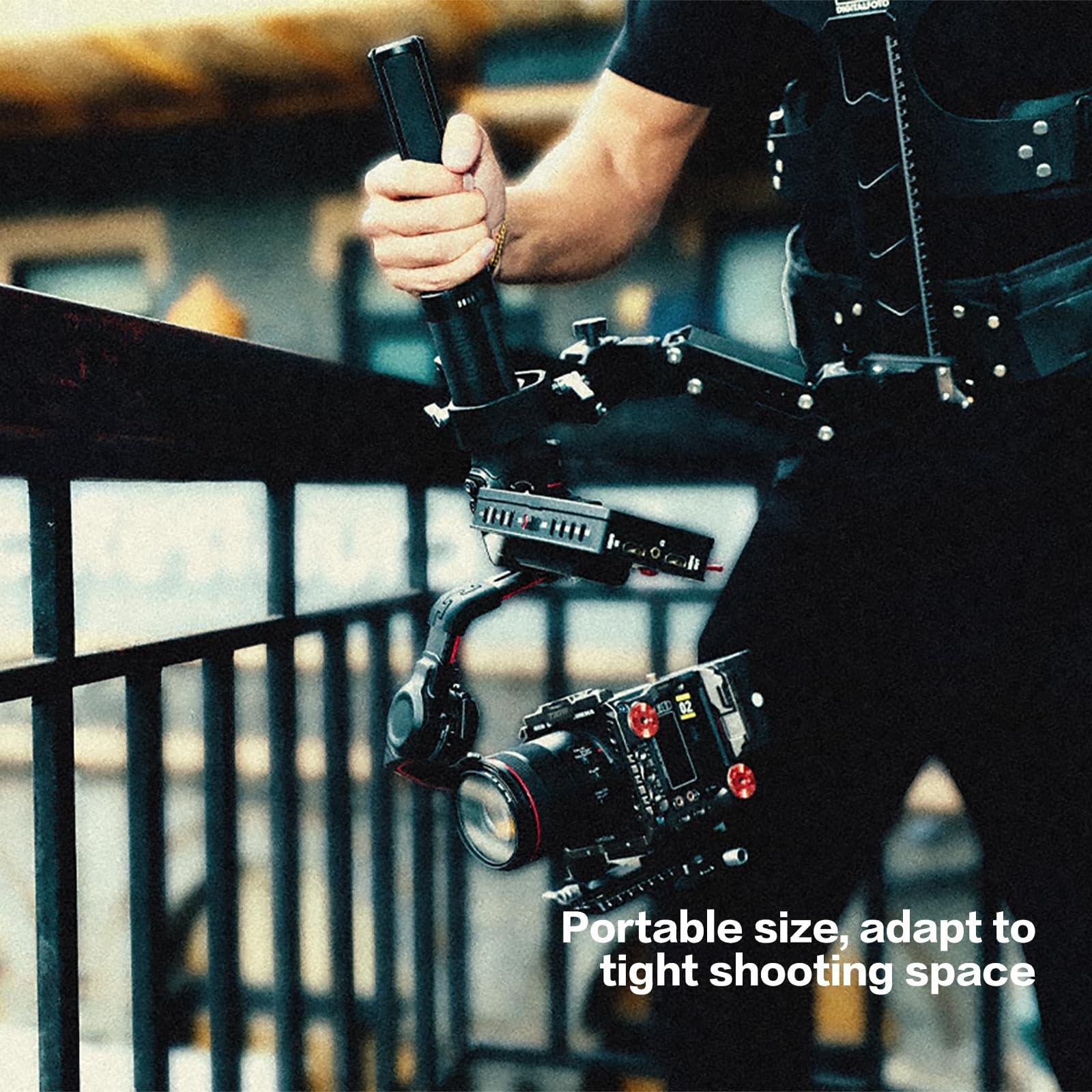 DF DIGITALFOTO DF DIGITALFOTO Thanos-SE Gimbal SteadiCam Support Vest System, Compatible with DJI RS4/RS 4 Pro/RS3/RS 2 PRO, ZHIYUN Crane 3S/2S, Payload 4.4-17.6 lbs, 16mm pin Adapter Included