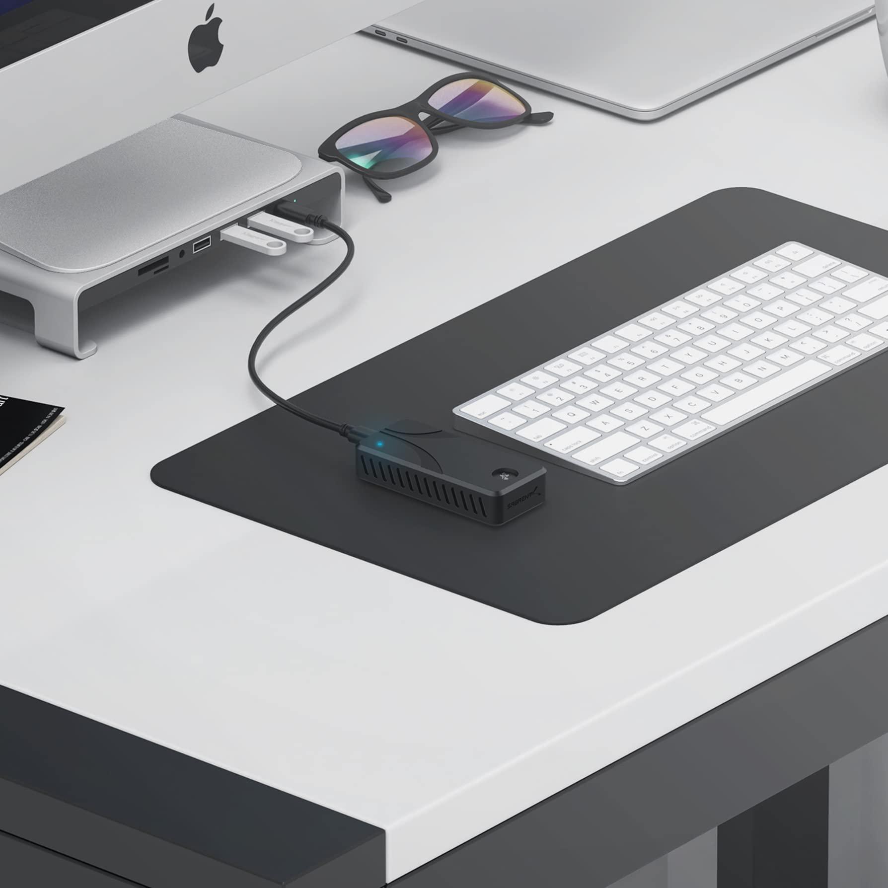 SABRENT SABRENT 2TB External Aluminum SSD, Rocket Nano V2, USB 3.2 Gen 2x2, 1500 MB/s Transfer Speeds [SB-2TB-NAV2]