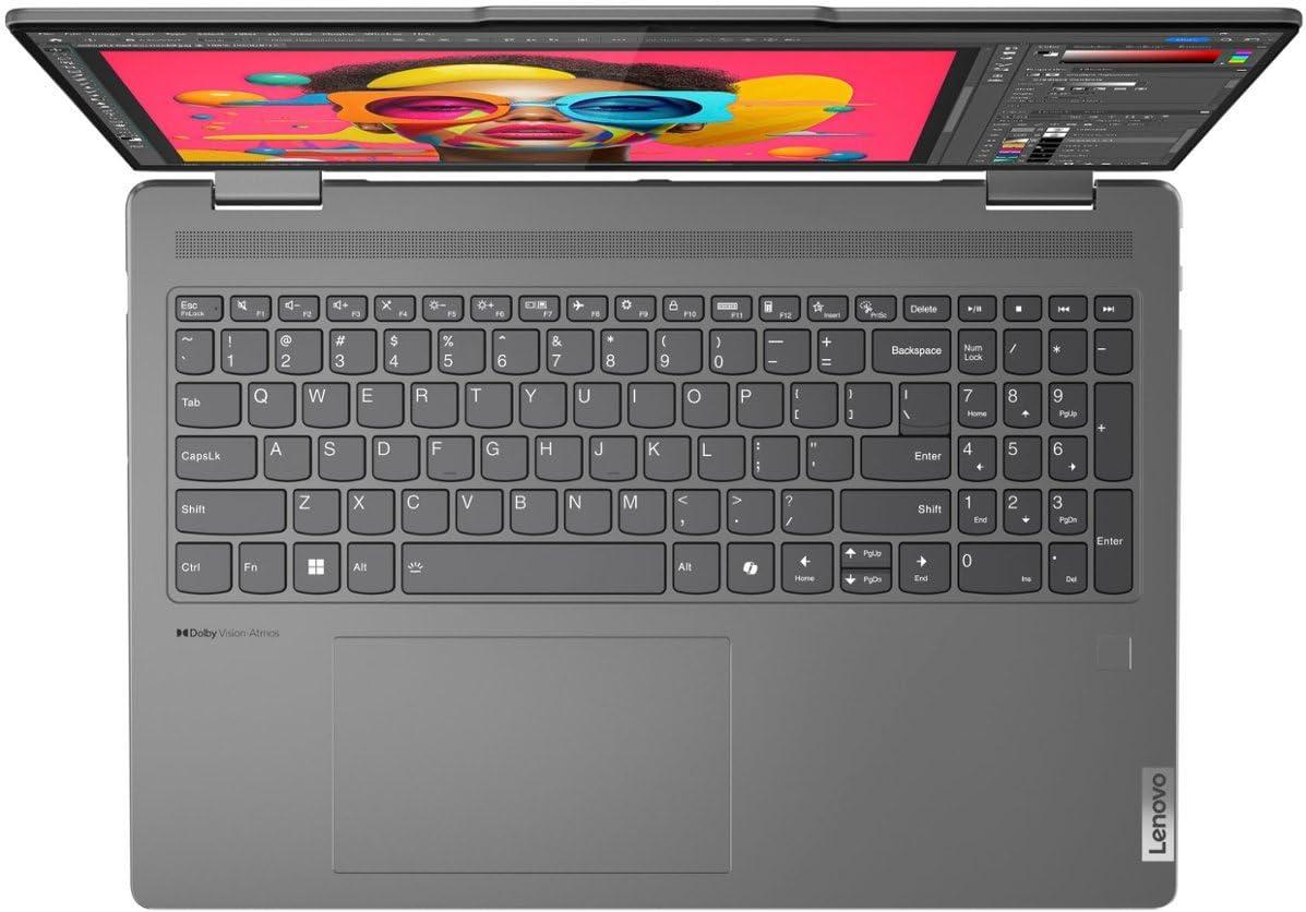 Lenovo Lenovo Yoga 7i 2-in-1 Business Laptop 16.0" Touch FHD + IPS (Intel Core Ultra 7 155U (Beats i7-1335U), 16GB LPDDR5X, 1TB SSD, Backlit KYB, FP Reader, 2 Thunderbolt 4, Win11P) w/AI Copilot & DKZ Hub