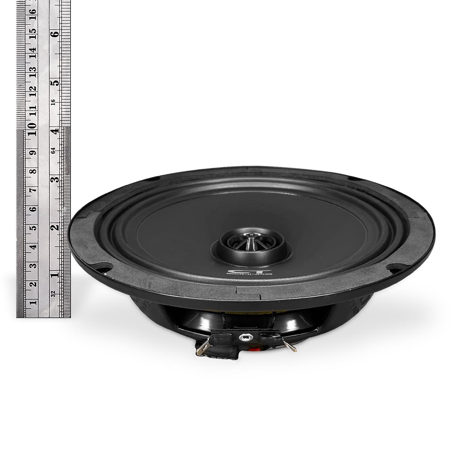 CT Sounds CT Sounds Tropo 6.5 160 Watt Shallow-Mount Coaxial Car Speakers - Pair