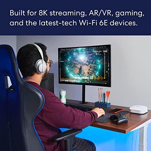 eero Certified Refurbished Amazon eero Pro 6E mesh wifi router (newest model) - Supports internet plans up to 2.5 Gbps, Coverage up to 6,000 sq. ft., Connect 100+ devices, 3-pack