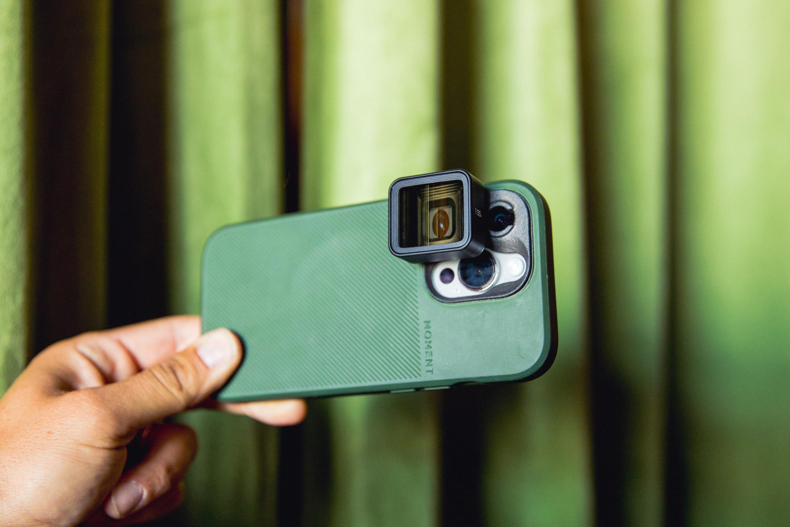 Moment Moment 1.55x Anamorphic Mobile Lens Capture True Cinematic Aspect Ratio, Gold or Blue Flare [Gold Flare, M-Series]