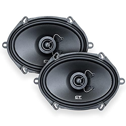CT Sounds CT Sounds BIO-5X7-COX 5x7 Inch Coaxial Car Speakers, 160 Watts Max, Pair
