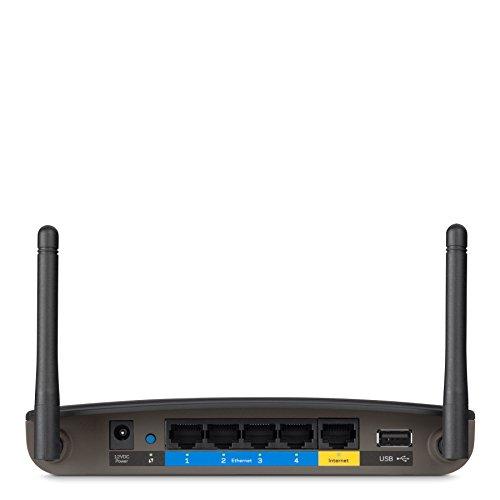 Linksys Linksys EA6100 AC1200 Wi-Fi Wireless Dual-Band Router, Black