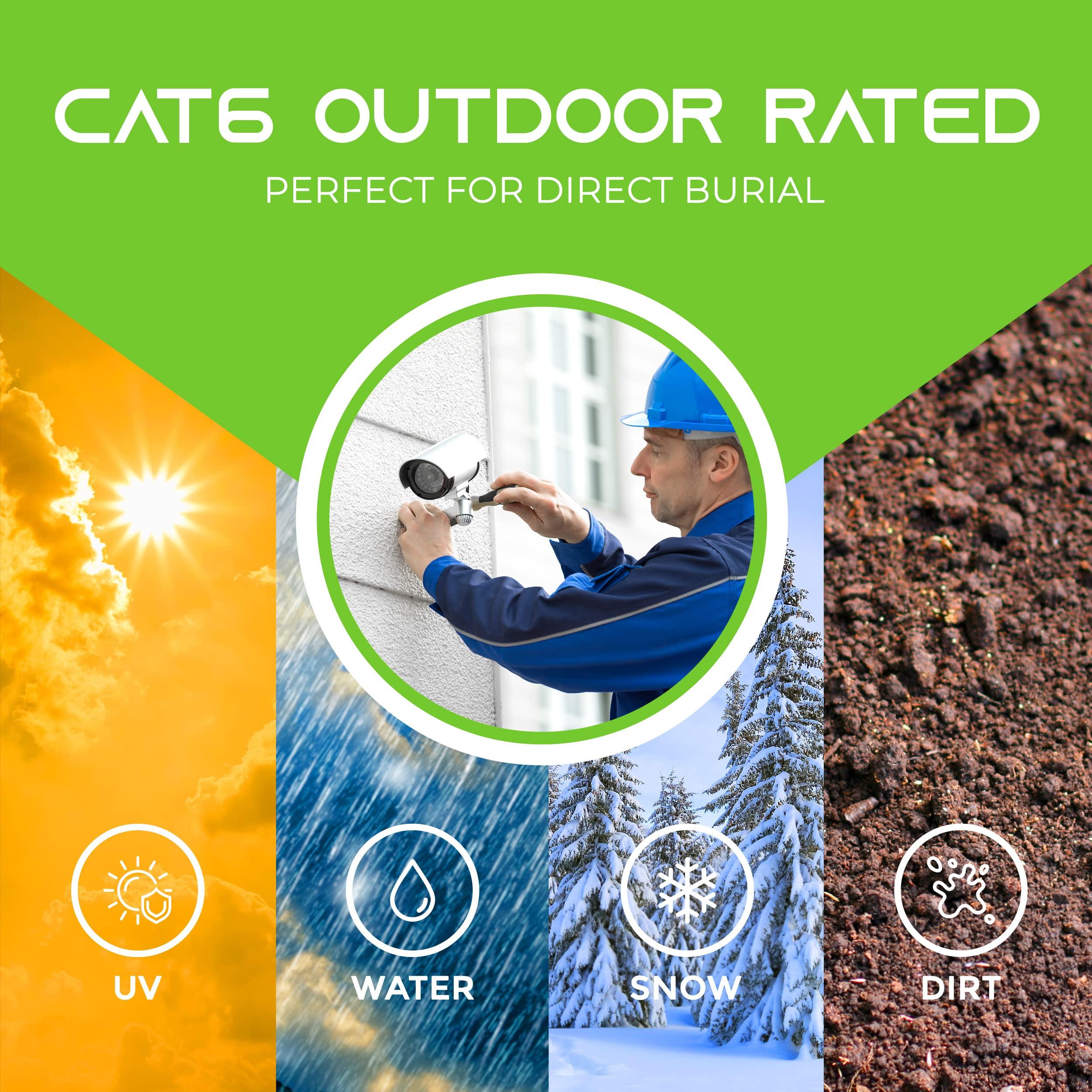 GEARit GEARit 100Pack 1.5ft Cat6 Ethernet Cable & 100ft Cat6 Cable