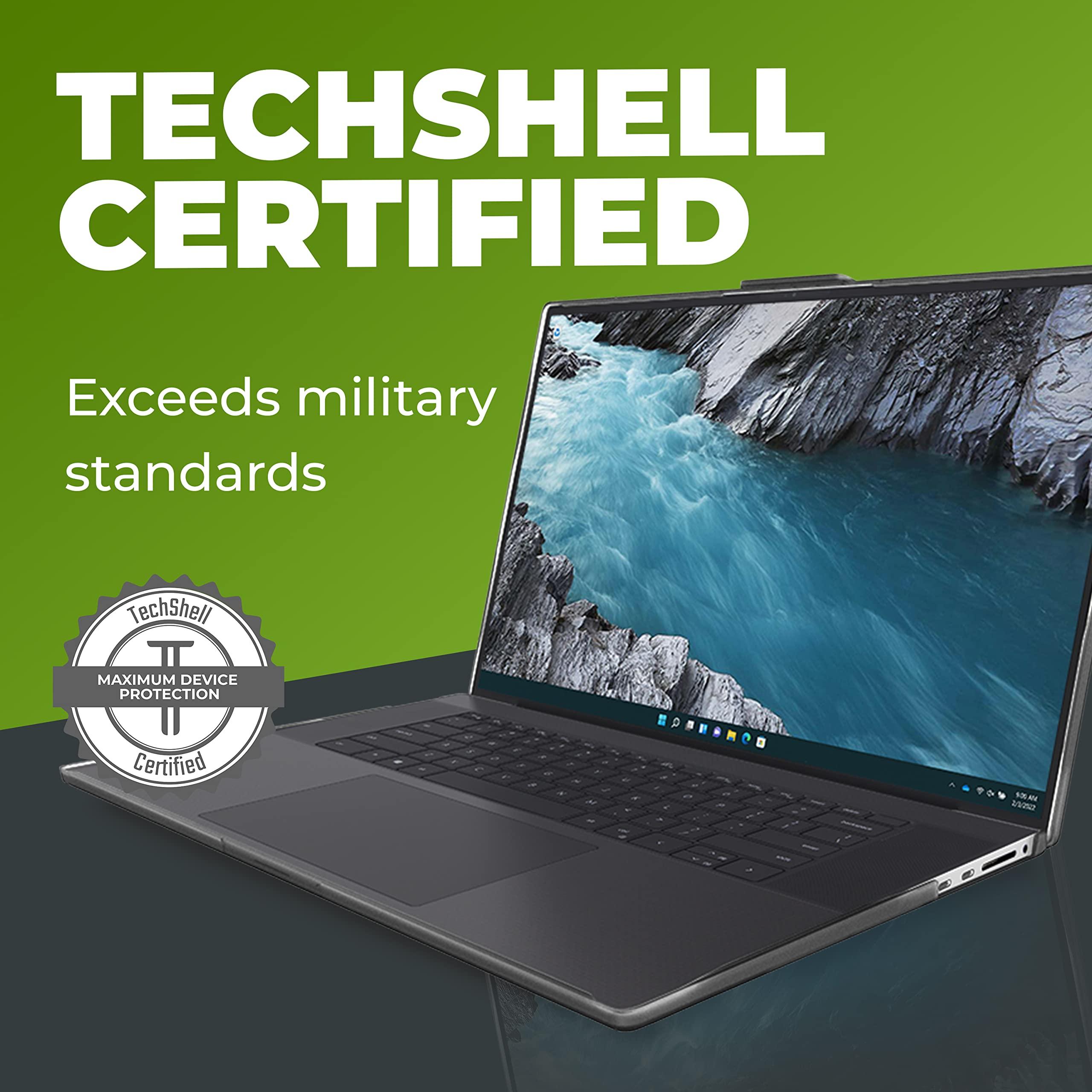 Gumdrop Cases Gumdrop ProTech Hard Shell Laptop Case Fits Dell XPS 17 9720 9710 9700 | Precision Series 5770 5760 5750 (Clamshell) - Slim and Lightweight Reliable Scratch-Proof Clear Protective Cover