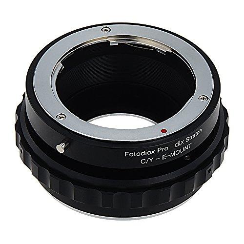 Fotodiox Fotodiox DLX Stretch Lens Mount Adapter - Contax/Yashica (CY) SLR Lens to Sony Alpha E-Mount Mirrorless Camera Body with Macro Focusing Helicoid and Magnetic Drop-in Filters
