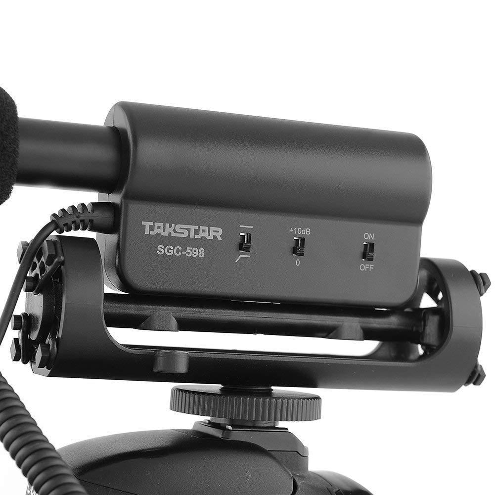 TAKSTAR TAKSTAR SGC-598 Photography Interview Shotgun MIC Microphone for Nikon Canon DSLR Camera (Need 3.5mm Interface)Auxiliary