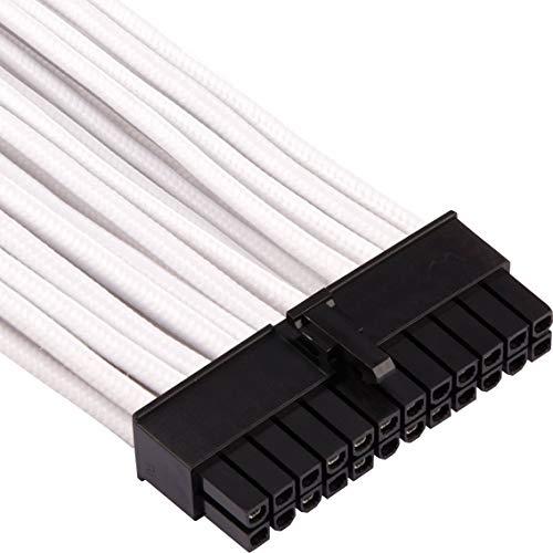 Corsair CORSAIR Premium Individually Sleeved PSU Cables Pro Kit for Corsair PSUs White, 2 Year Warranty