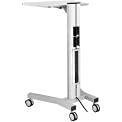IndustrialSupplies IndustrialSupplies Mobile Laptop Workstation, Height Adjustable, 4-Outlet Power Strip