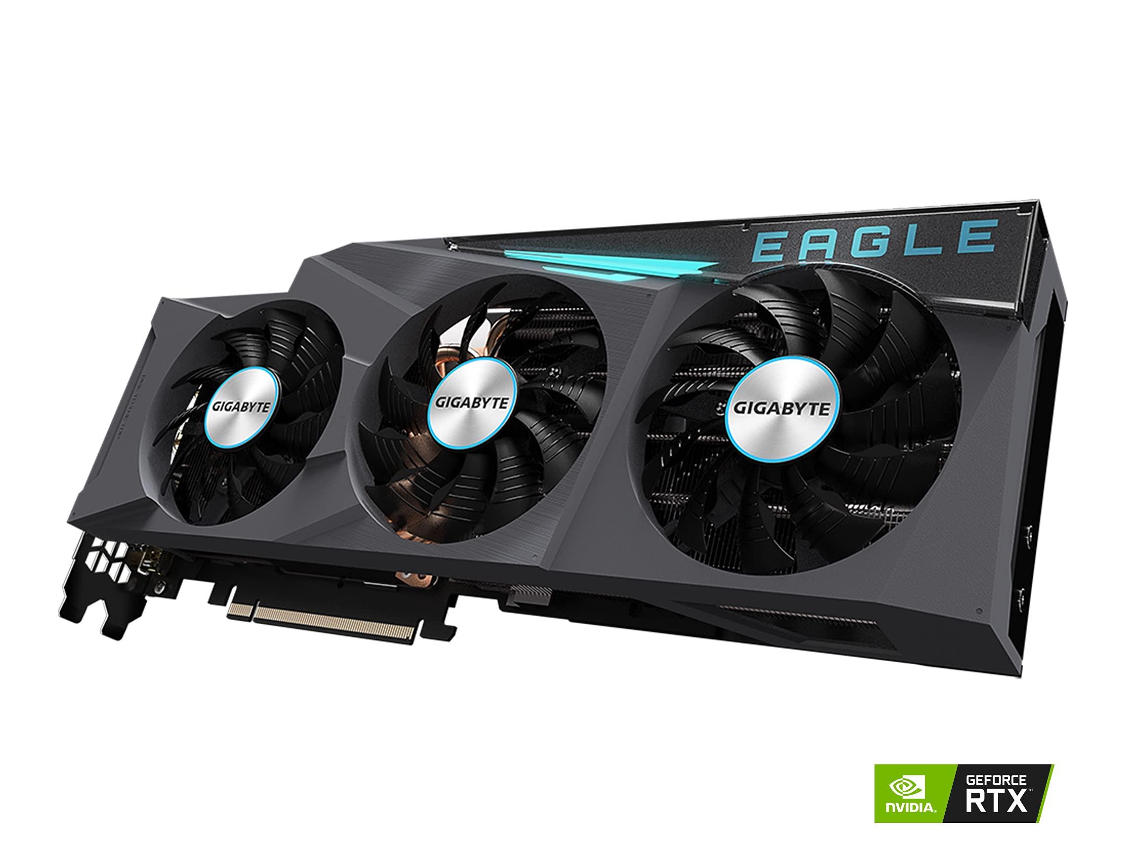 GIGABYTE GIGABYTE GeForce RTX 3080 Ti Eagle OC 12G Graphics Card, 3X Windforce Fans, 12GB 384-bit GDDR6X, GV-N308TEAGLE OC-12GD Video Card