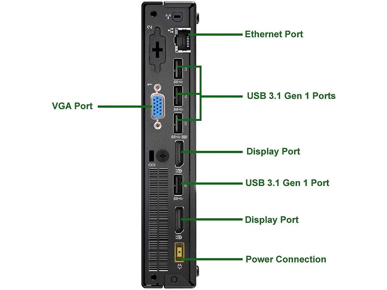 Lenovo Lenovo ThinkCentre M910q Desktop Computer Mini PC,Intel Core i5-7500T Upto 3.3GHz,16GB DDR4 RAM,New 512GB NVMe M.2 SSD + 1TB SSD,WiFi BT,Wireless Keyboard and Mouse,Windows 10 Pro(Renewed)