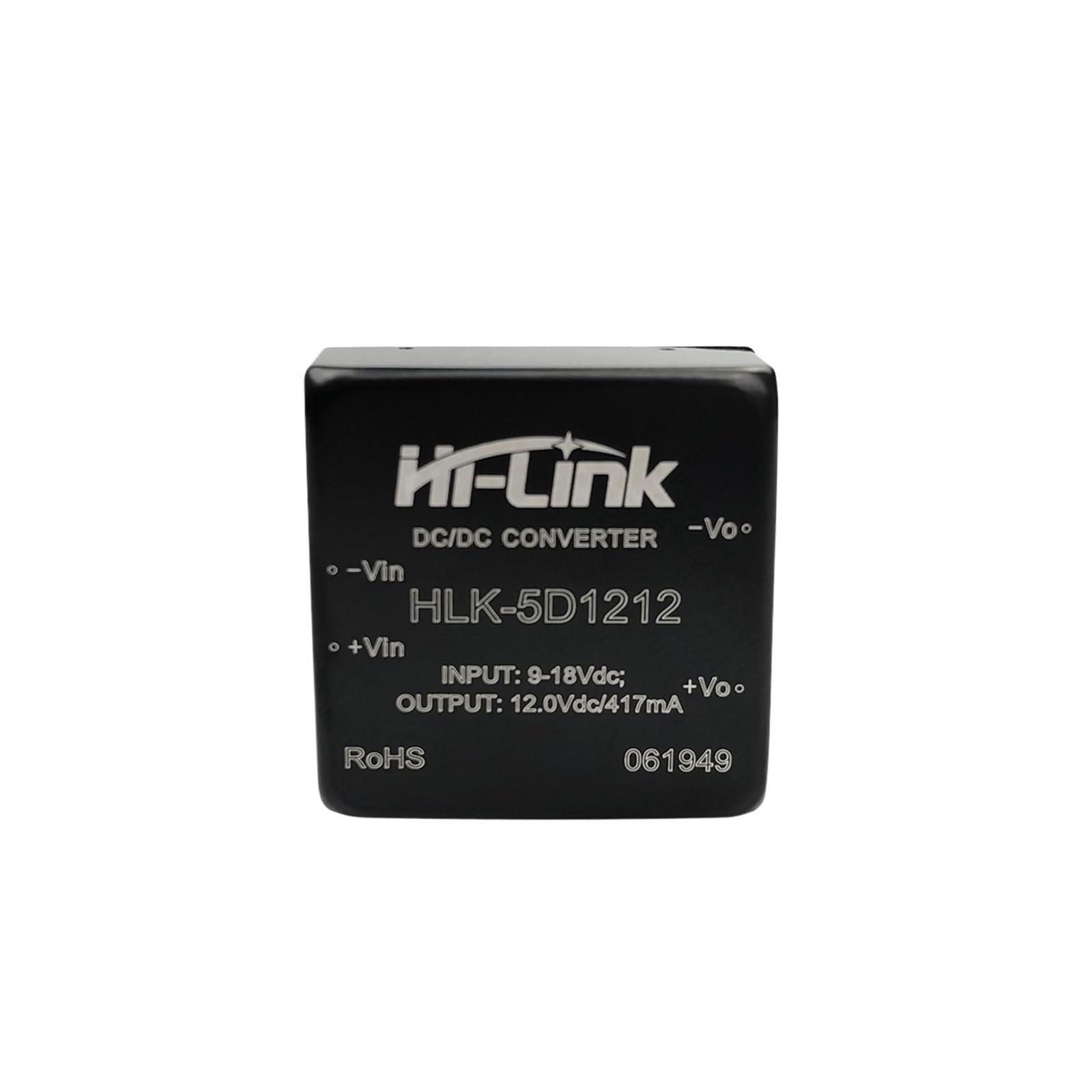 OSCWAZZS OSCWAZZS VRB1212YMD-5WR3 Sngle Output 12Vdc to 12V 420ma 5W DC DC Power Module HLK-5D1212 9-18V