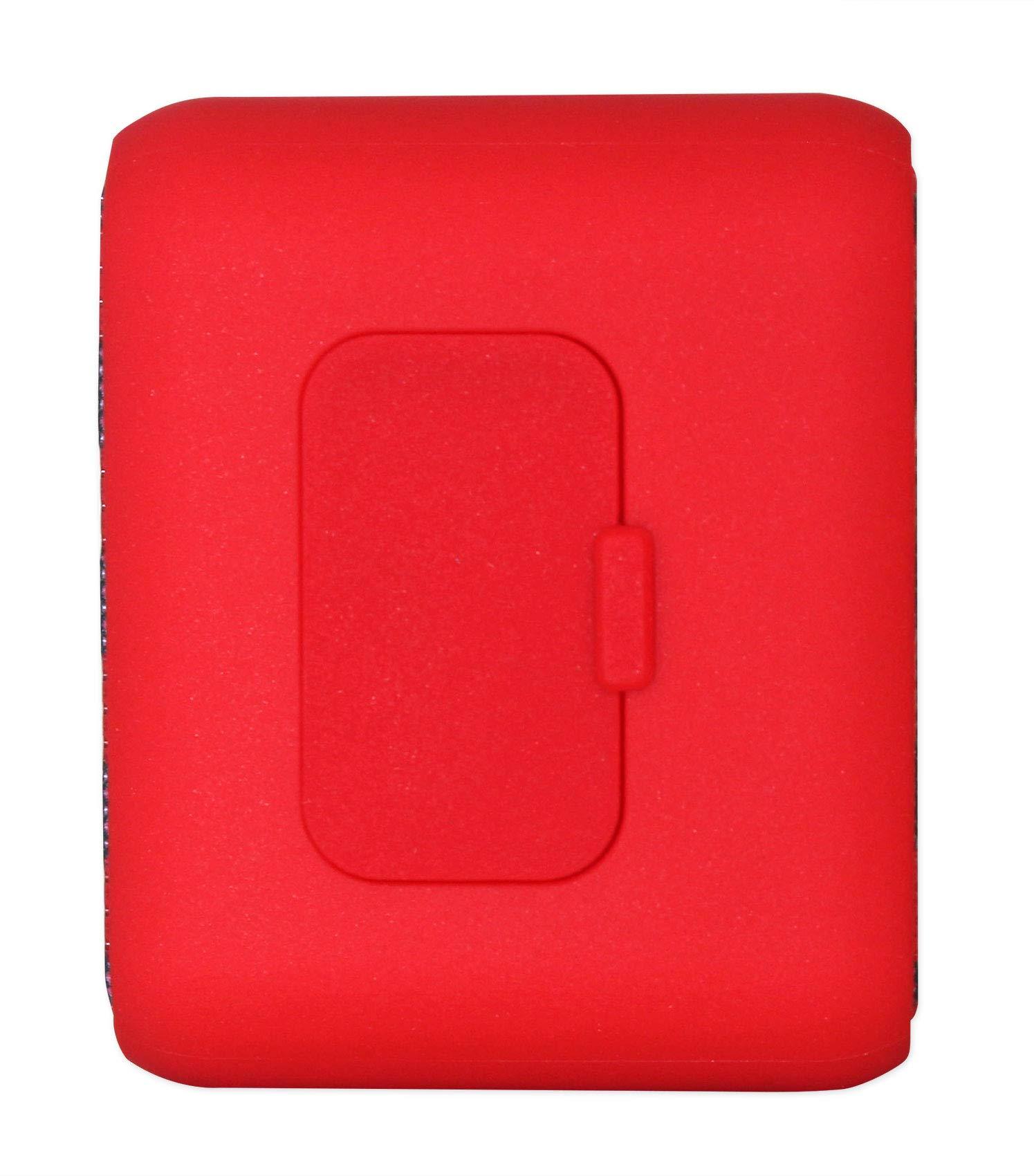 Rockville Rockville Faze Portable Bluetooth Speaker TWS Wireless Link 36 Hour Battery, Red