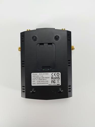 ALFA Network ALFA AC1900 WiFi Adapter - 1900 Mbps 802.11ac Long-Range Dual Band USB 3.0 Wi-Fi Network Adapter w/4x 5dBi External Dual-Band Antennas, TAA Compliant