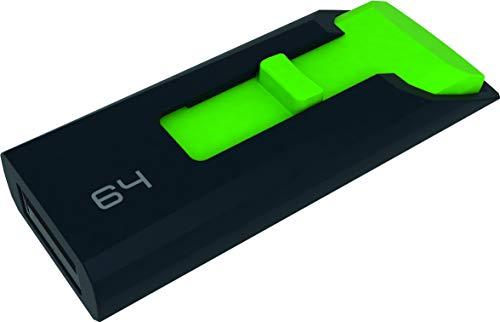 Emtec Emtec C450 Flash Drive, 64GB, Black & Green