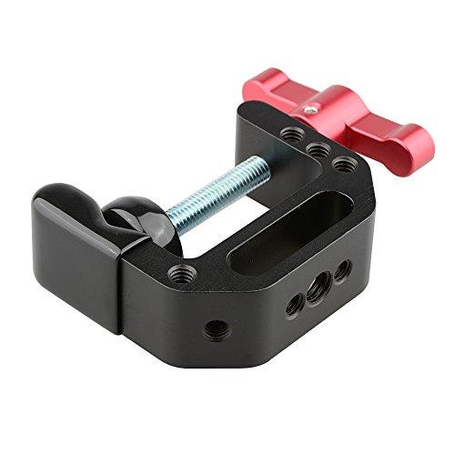 CAMVATE CAMVATE 15mm Quick Release Rod Clamp with 360 Degree Rotating Double Ball Head Mount