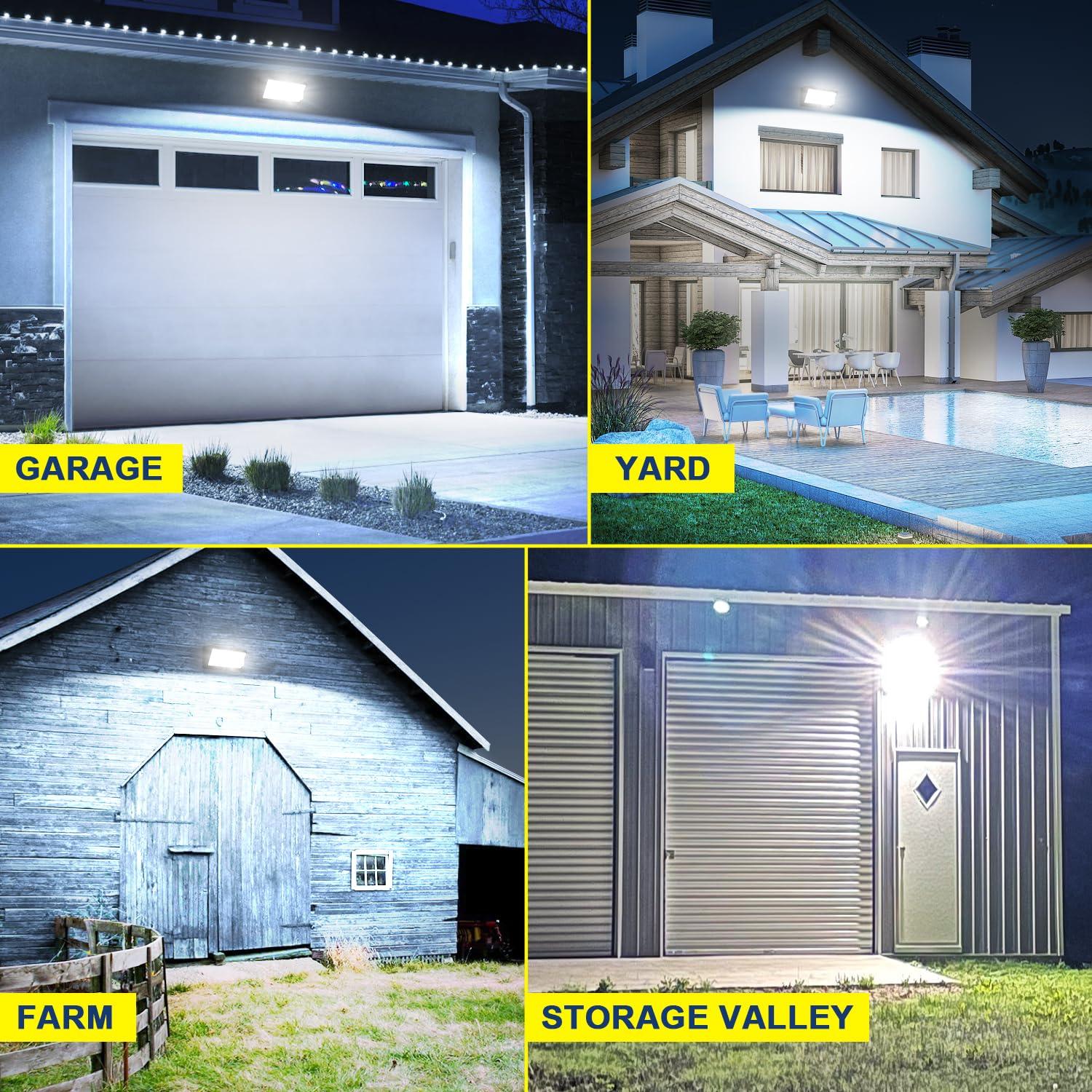 LEDMO LEDMO 120W LED Wall Pack Light 15840LM 840W HPS/HID Equivalent 5000K LED Security Flood Commercial and Industrial Outdoor LED Wall Lights for Parking Lots|Warehouses|Factories|House