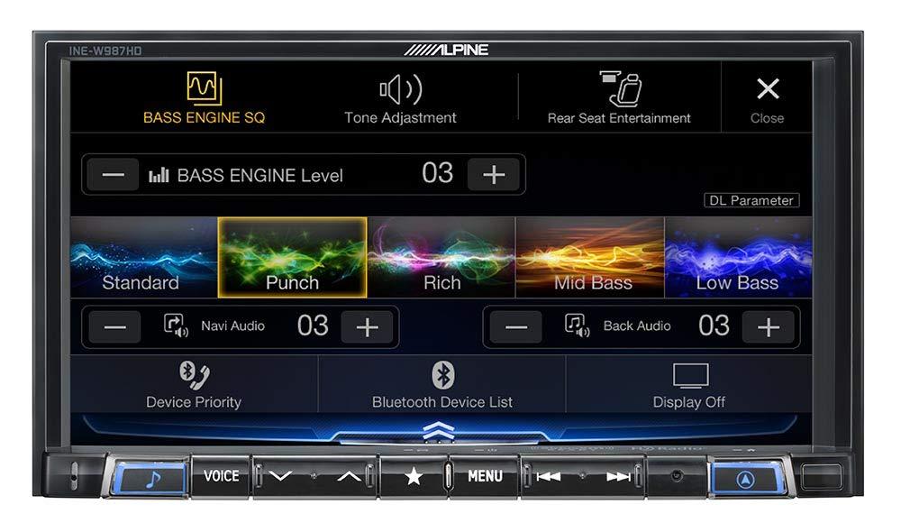 Alpine Alpine INE-W987HD Mech-Less 7-inch Audio/Video/Navigation (AVN) System