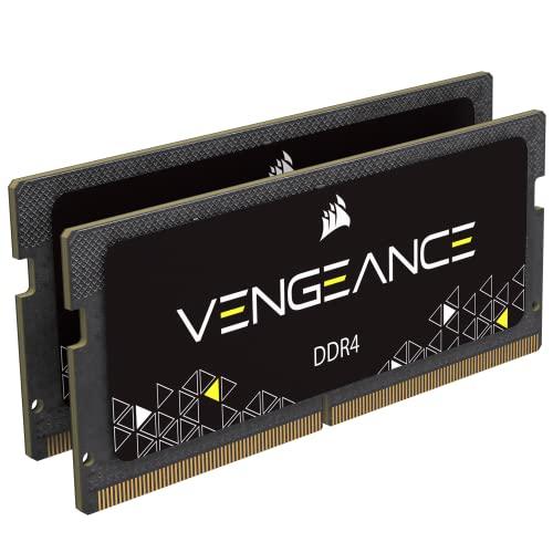 Corsair Corsair Vengeance Performance SODIMM Memory 32GB (2x16GB) DDR4 2933MHz CL19 Unbuffered for 8th Generation or Newer Intel Core™ i7, and AMD Ryzen 4000 Series Notebooks