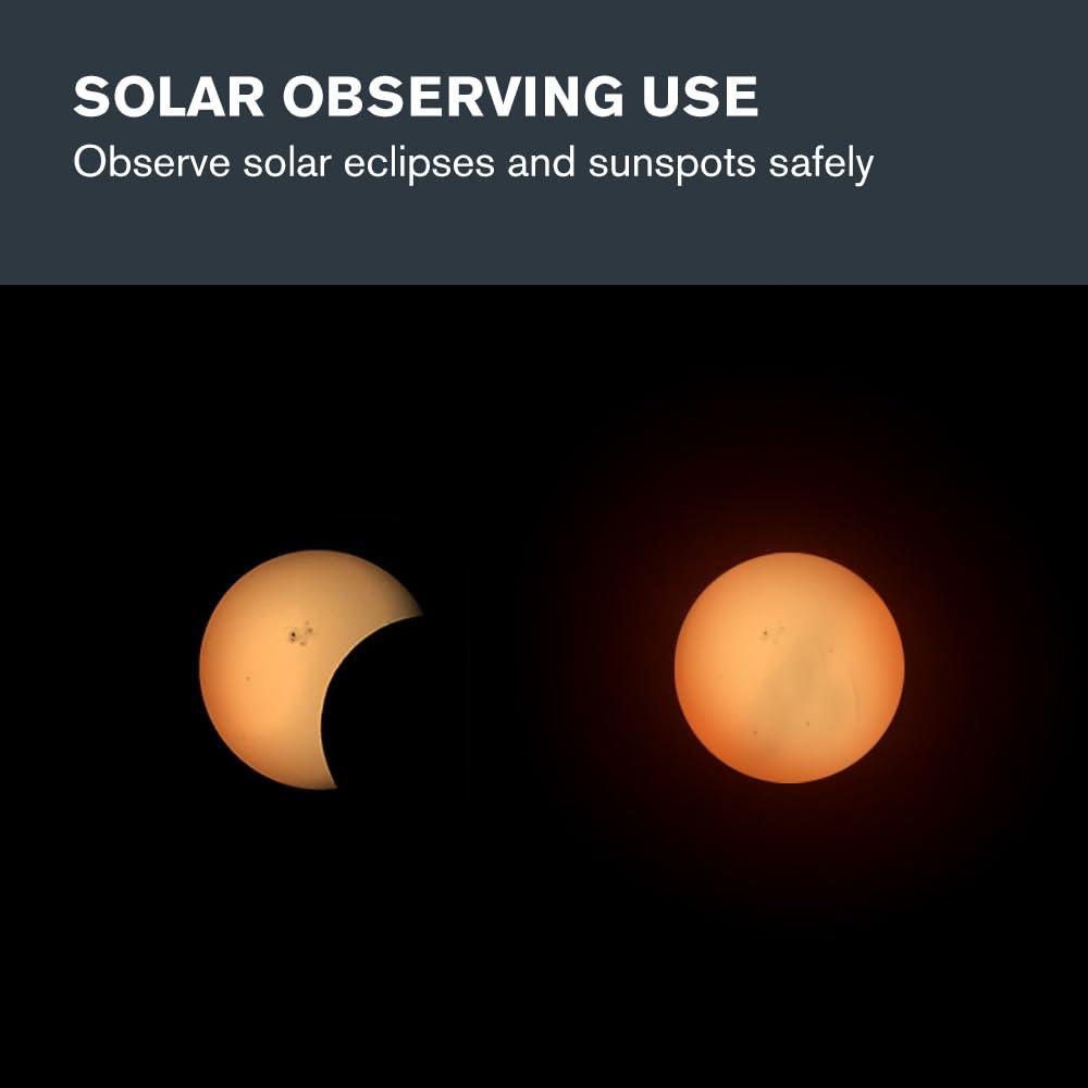 Celestron Celestron EclipSmart Solar Shades Observing Kit Meets ISO 12312-2:2015(E) Standards Four Eclipse Glasses & Guidebook Perfect for Safe Sun Viewing and Sunspots