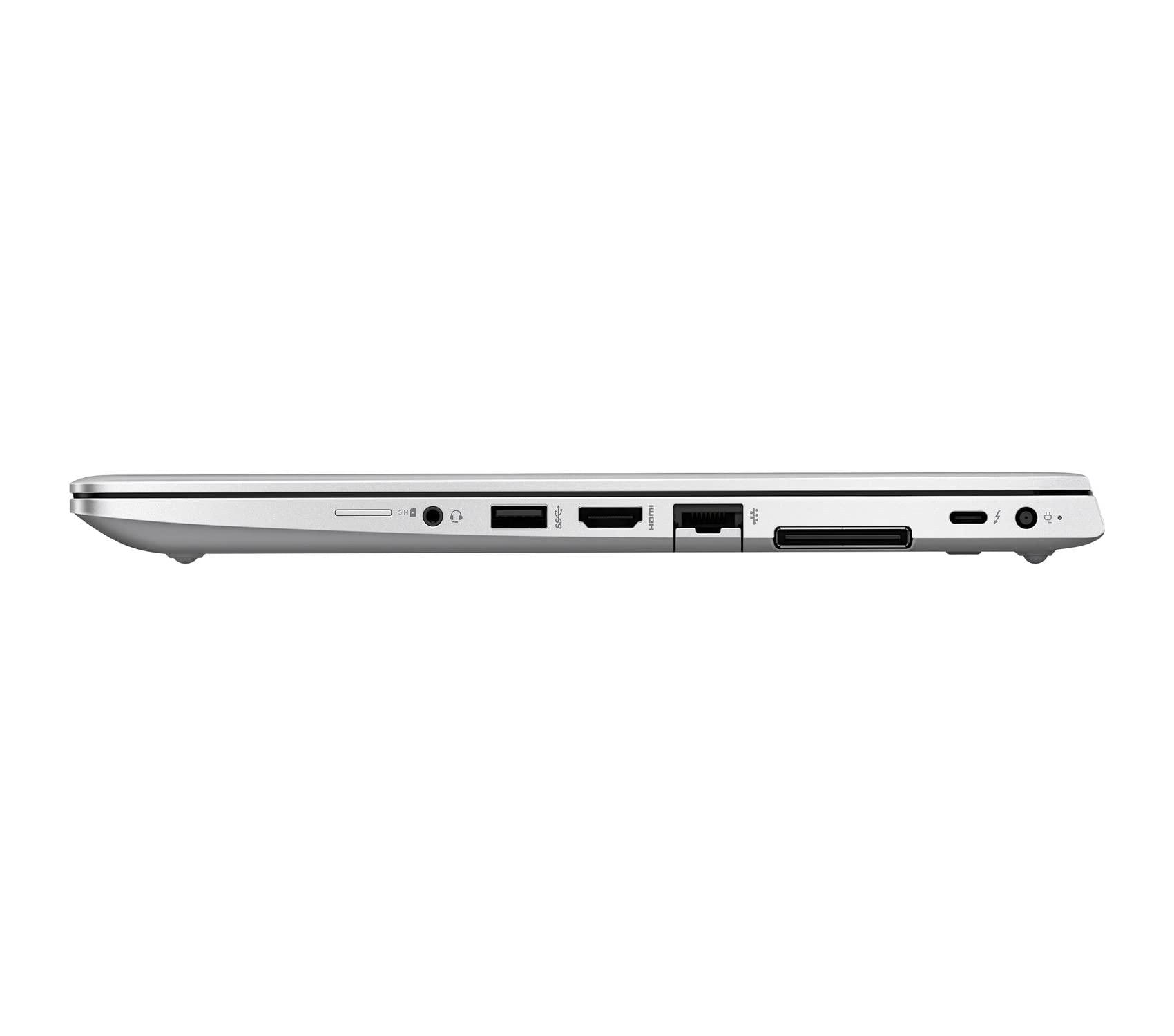 HP HP EliteBook 840 G6 14 FHD Intel Core i5-8365U 1.6GHz Quad Core, 16GB RAM, 256GB Solid State Drive, Windows 11 Pro 64Bit, CAM, Elite Thunderbolt 3 USB-C Dock with AC Adapter, Silver (Renewed)