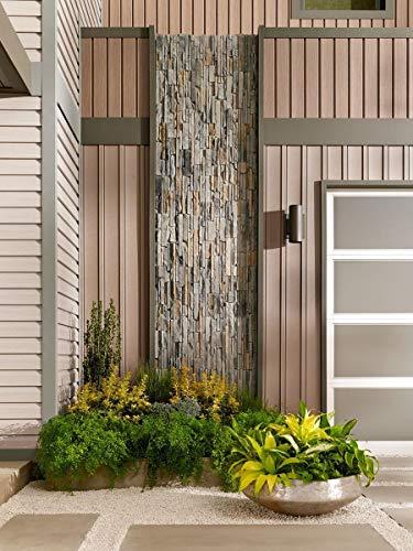 Kichler Kichler Cylinders 12\" 2-Light Outdoor Cylinder Wall Sconce in Architectural Bronze, (12\" H x 4.75\" W), 9244AZ